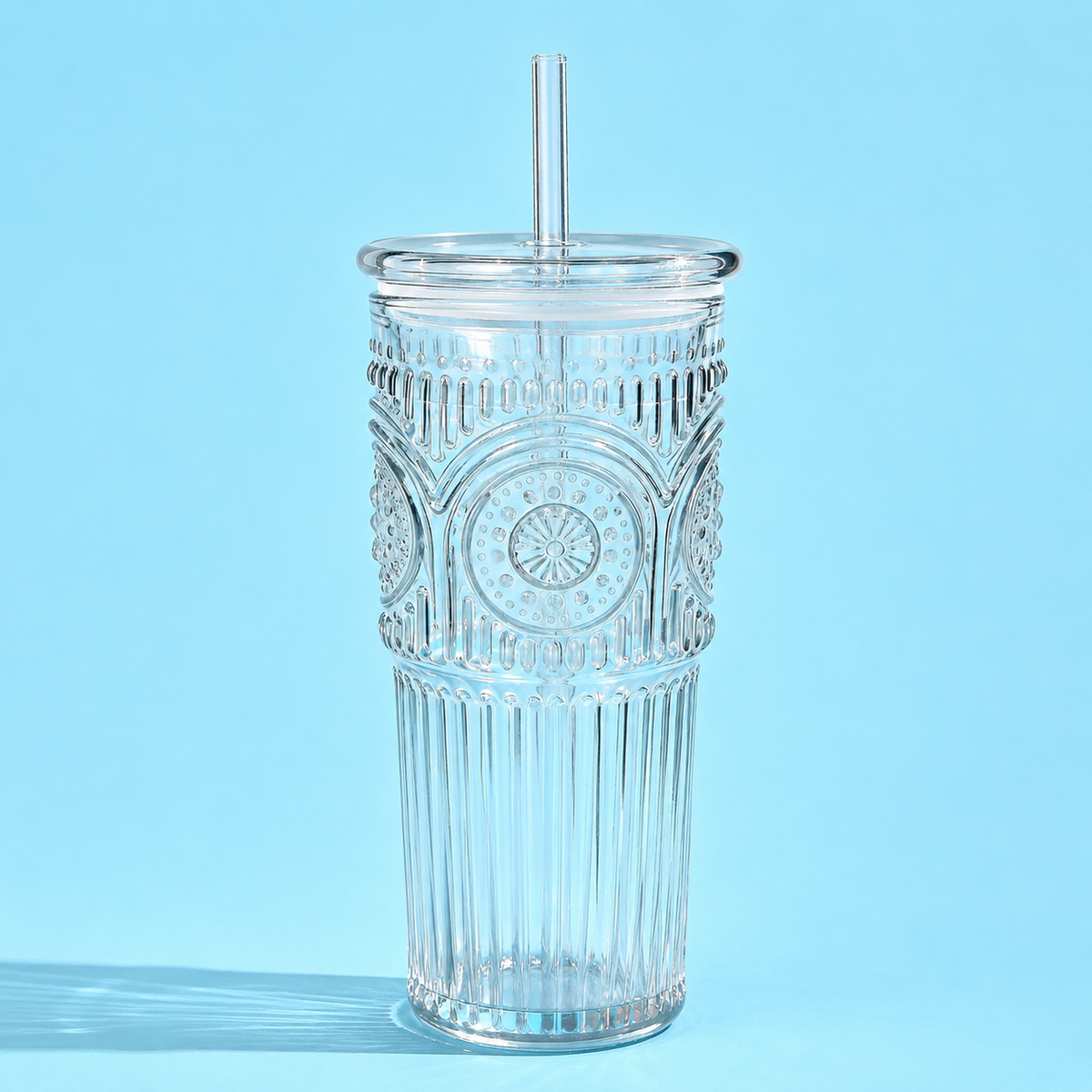 Highland Crafters 24 Oz Vintage Glass Cup