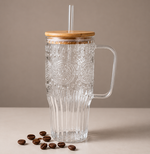 Highland Crafters 32 Oz Vintage Glass Tumbler