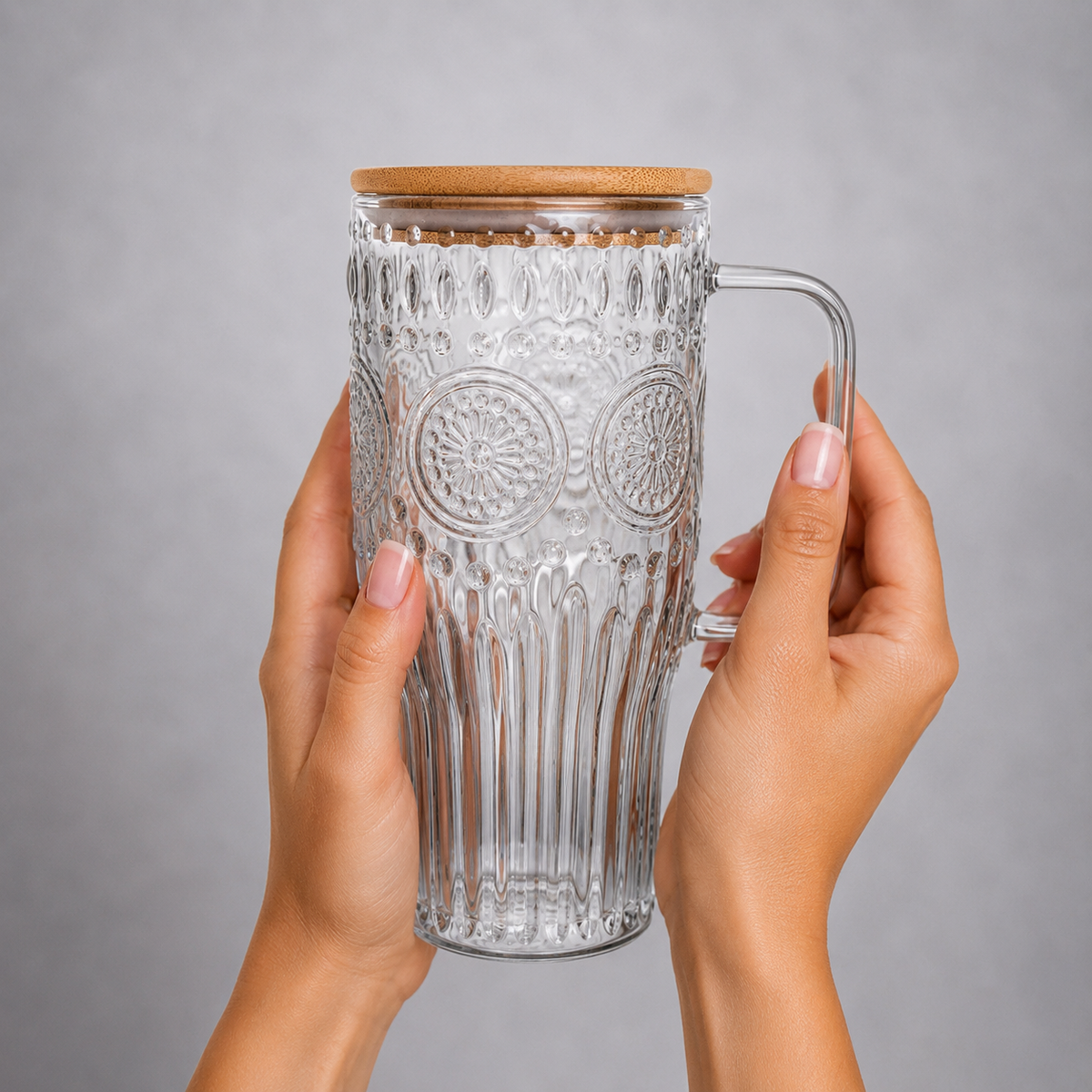 Highland Crafters 32 Oz Vintage Glass Tumbler