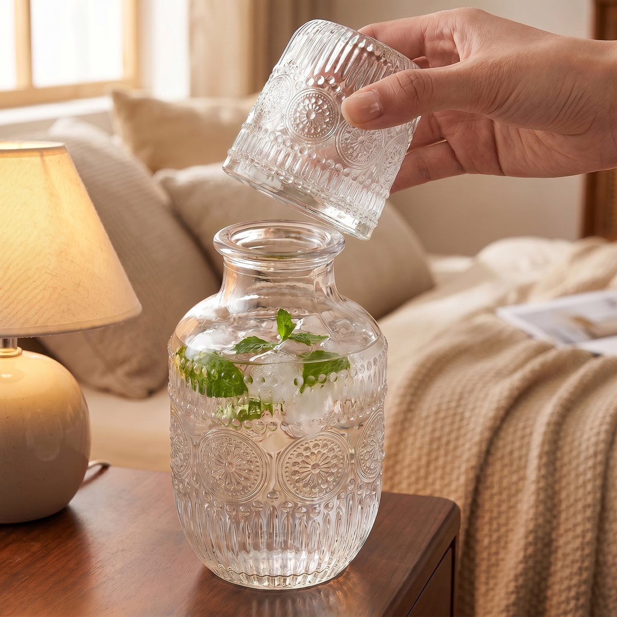 Highland Crafters Bedside Water Glass