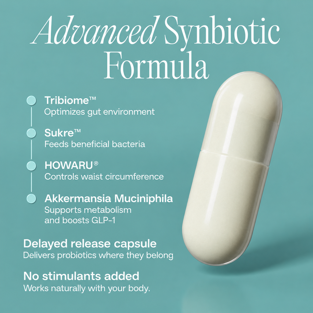 BIOMA GLP-1 Booster - Natural Appetite Control Supplement with Clinically Proven Probiotics, Prebiotics & Postbiotics - Support Weight Management & Satiety, (60 Capsules - 30 Day Supply)