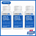 3pk Omega XL 120 Capsules Green Lipped Mussel Omega-3 Joint Relief New