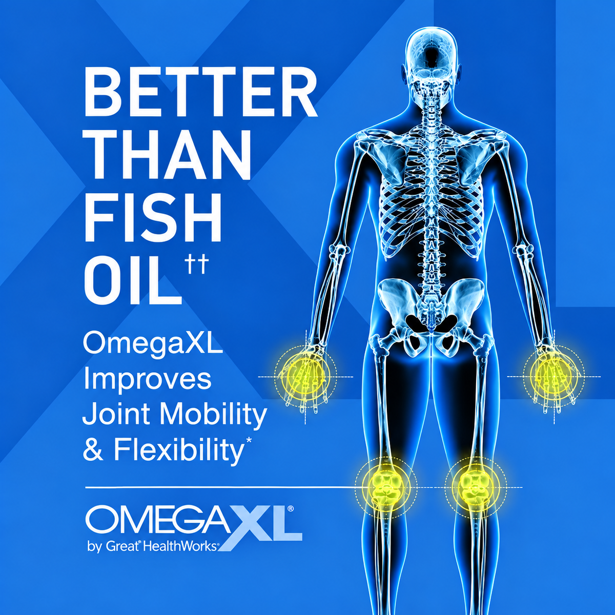 3pk Omega XL 120 Capsules Green Lipped Mussel Omega-3 Joint Relief New