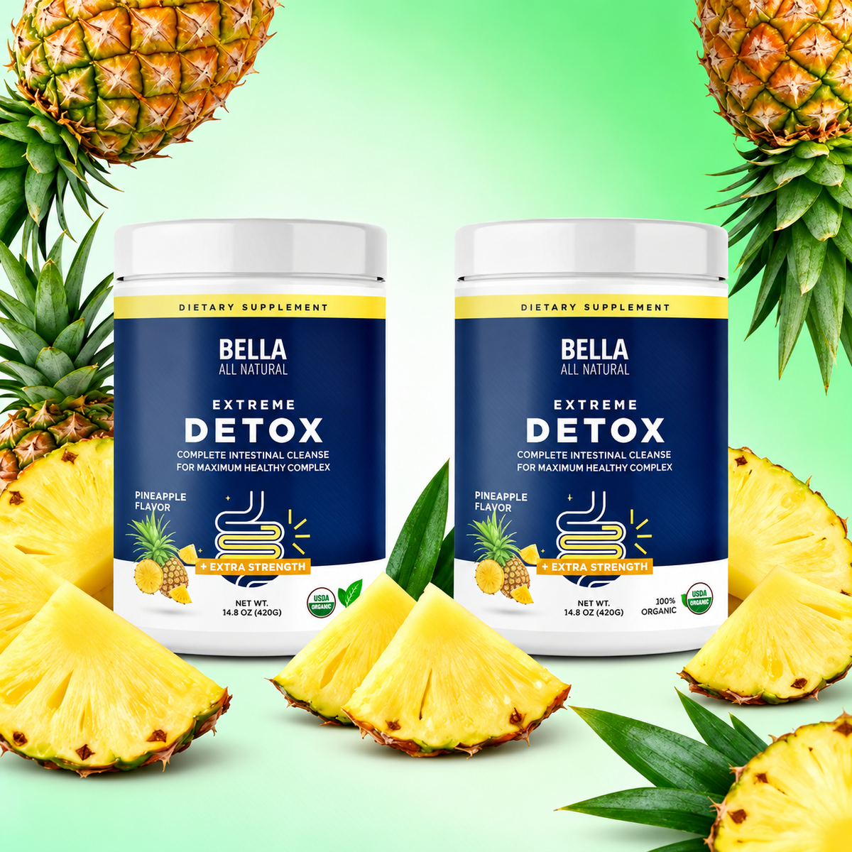 Extreme Detox Powder (Pineapple) – Sleep Balance, Detox & Skin Radiance